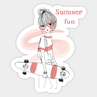 Summer fun Sticker